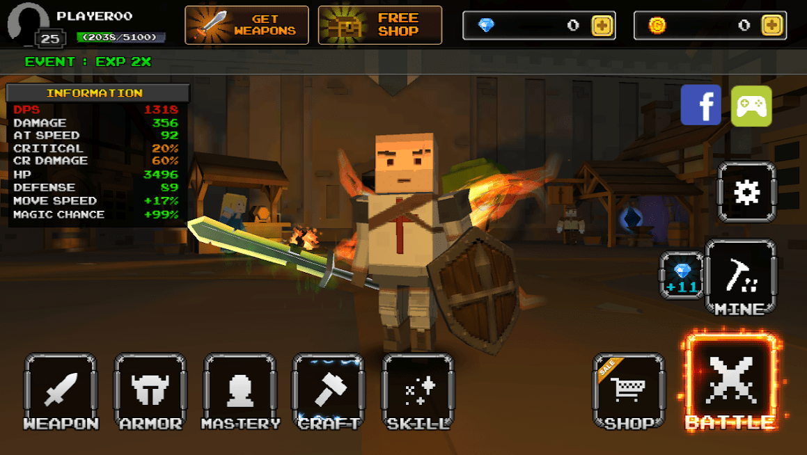 PIXEL BLADE Vip - Action RPG APK Mod